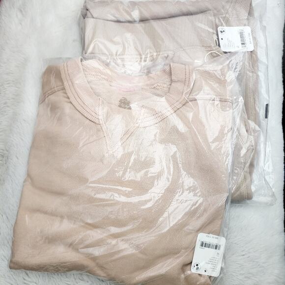 NEW FP Movement Hatch Maternity Set Sweatshirt Sweatpants Sand M Two Piece - Picture 5 of 11
